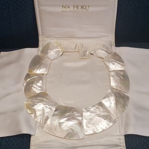 The Mother of Pearl Trapezium Necklace by Na Hoku